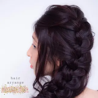 ロング ヘアアレンジ 似合わせカラー✨人気 荻窪🌈川端風子のヘアスタイル