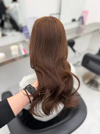 カラー 透ける透明感カラー 🎀anju/渋谷のヘアスタイル
