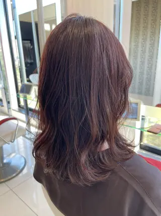 ミディアム カラー 杉田 一浩のヘアスタイル
