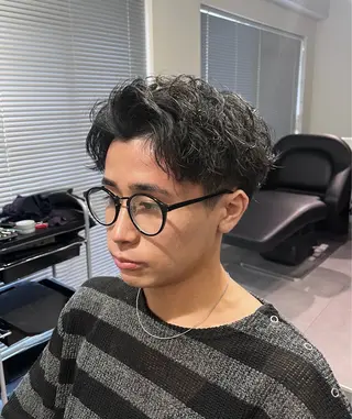 パーマ メンズ 🐺ウルフ /メンズ専門/そらのヘアスタイル