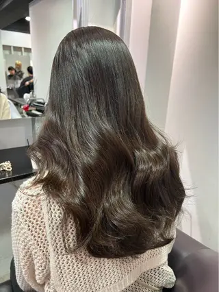 ロング 🩵透明感艶髪 縮毛矯正masa🩵のヘアスタイル
