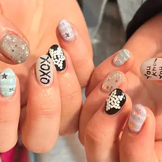 ネイル Hata nail 🎀個性派ニュアンスのネイルデザイン