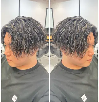 ショート カラー パーマ メンズ 🐉『メンズ美容師』 吉田龍星🐉のヘアスタイル