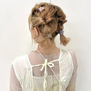 ショート ヘアアレンジ 原宿/似合わせ/髪質 改善/レイヤー/優希のヘアスタイル