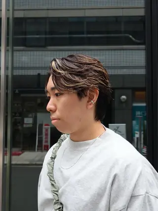 ショート パーマ メンズ メンズ特化美容師 熊田 鼓汰郎のヘアスタイル