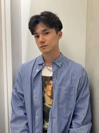 ショート パーマ メンズ 🇰🇷カルマパーマ kaito🇰🇷のヘアスタイル