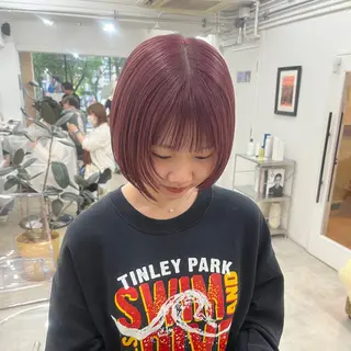 ショート ボブパーマ🥣KON コンナツミのヘアスタイル