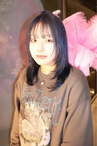 ロング カラー ヘアアレンジ @kyoniyy KYONIのヘアスタイル