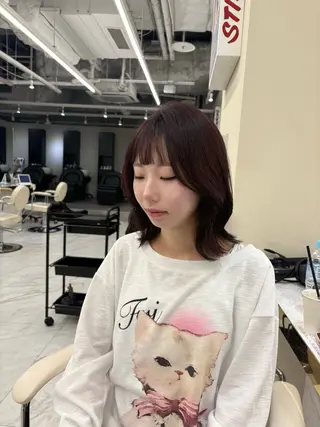 セミロング 梅田/韓国ワンホン coco🪽🫧のヘアスタイル