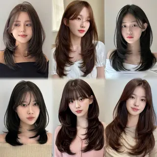 パーマ コテ巻き風パーマ 専門店　モモのヘアスタイル