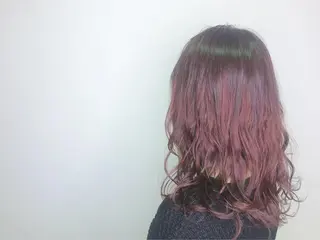 ミディアム カラー 今村 愛美のヘアスタイル