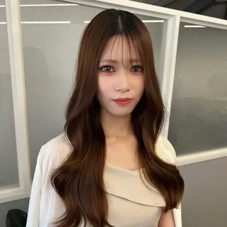 ロング カラー 髪質改善特化/ メンズパーマ◎椿原のヘアスタイル