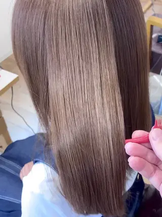 ミディアム カラー KIZU 髪質改善 オカルト怪談のヘアスタイル