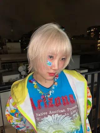 カラー Null所属・残留しないハイトーン 🎀マホのヘアスタイル