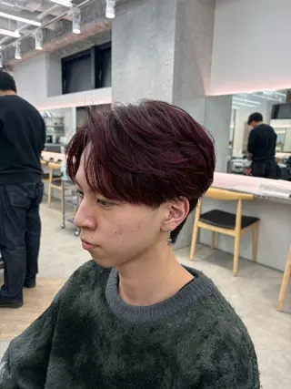 カラー メンズ 🌀toa/波巻き✨ /メンズパーマ／栄のヘアスタイル