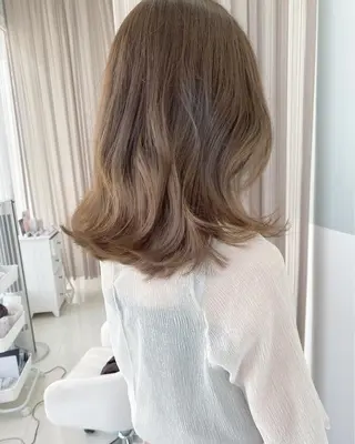 セミロング 艶髪/モテヘア🎀 MIHOのヘアスタイル