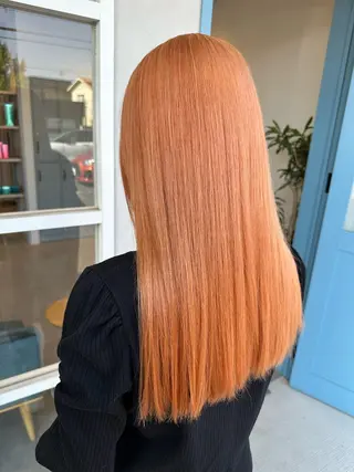 カラー YUME/ ブリーチ／ハイライトのヘアスタイル