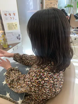 セミロング カラー ママ美容師まつげ 🤍まき🤍のマツエク・マツパデザイン