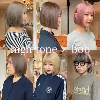 ショート カラー 透明感/ベージュ/ 艶髪/ボブ🫧門脇由のヘアスタイル