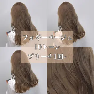 ロング カラー ヘアアレンジ トレンドモテカラー 🩷色落ちまで可愛くのヘアスタイル