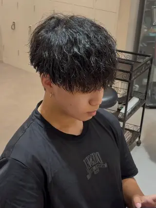 ショート パーマ メンズ 【メンズ特化】 メンズパーマ/雄斗のヘアスタイル