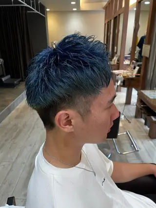 カラー メンズ 仙台/メンズ/ フェザー/リョウのヘアスタイル
