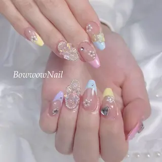 ネイル Bow wow Nail さや🧸のネイルデザイン