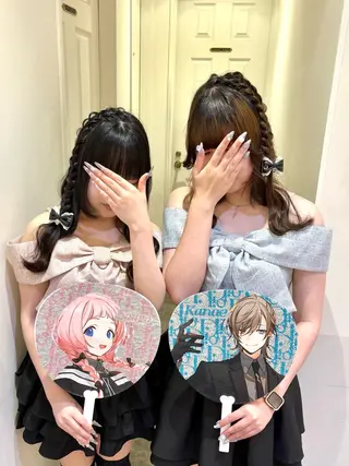 ヘアアレンジ ハイトーンカラー/ 長さだし🐇きょうかのヘアスタイル