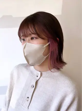 ミディアム ブリーチ／デザイン／ 🫟Rurika🫟のヘアスタイル