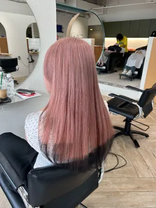 ロング カラー ベージュ/髪質改善 新潟/万代/井上佑のヘアスタイル