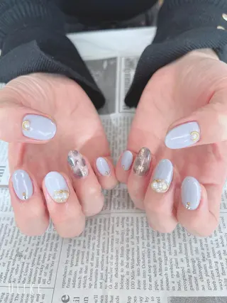 ミディアム ネイル 森山 舞のネイルデザイン