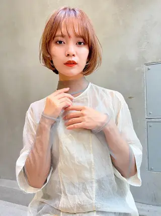 カラー MUSASHI ブリーチカラー◎のヘアスタイル