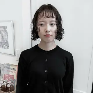 ショート 小山夕稀/ニュアンス パーマ/新城のヘアスタイル