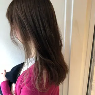 ミディアム カラー yuki hair所属・yuki watanabeのヘアスタイル