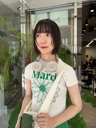 ショート 透明感カラー/ボブ / MARIE🍇のヘアスタイル