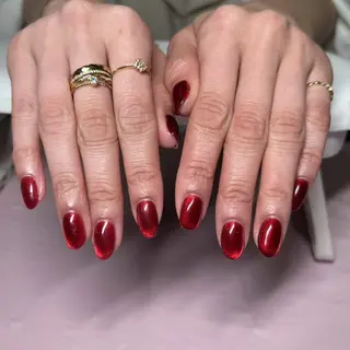 ネイル Chiara チップ長さ出しのネイルデザイン