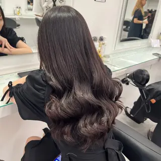 ロング カラー ヘアアレンジ 透け上品ハイトーン 職人ゆうと🤍のヘアスタイル