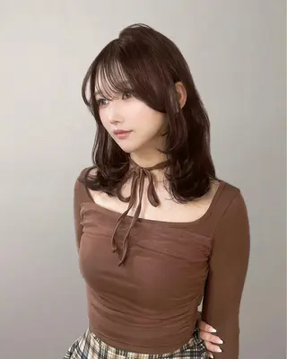 ミディアム カラー MIRAC所属・Ryoichi⛓️ 韓国ヘア/ハイトーンのヘアスタイル