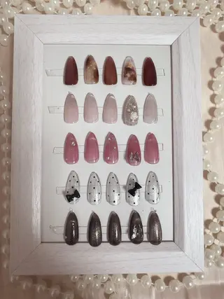 ネイル kao nail マグネット/長さだしのネイルデザイン