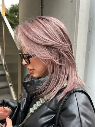 セミロング カラー 🌼🌼岡崎 太知🌼🌼のヘアスタイル