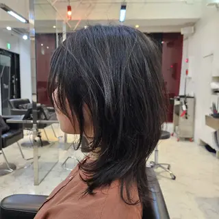 セミロング 伊藤 翼のヘアスタイル