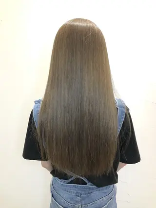 セミロング カラー 平野 拓海のヘアスタイル