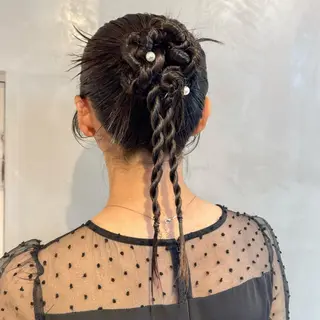 ヘアアレンジ 🍈yurina 福岡/パーマ🍈のヘアスタイル