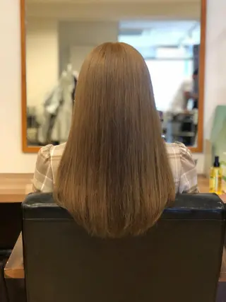 ロング カラー 美髪矯正 🌈髪質改善 山下のヘアスタイル