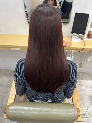 セミロング 髪質改善/レイヤー/ ボブ/磯野史歩のヘアスタイル