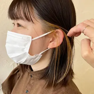 ミディアム カラー 伊藤ゆかり/髪質改善 /透明感カラーのヘアスタイル