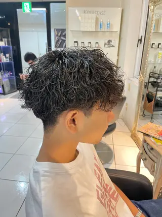 ショート カラー パーマ メンズ 🔥お値段以上🔥 メンズ特化たかひろのヘアスタイル