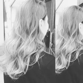 ミディアム カラー メンズヘア特化 崎田 成人のヘアスタイル