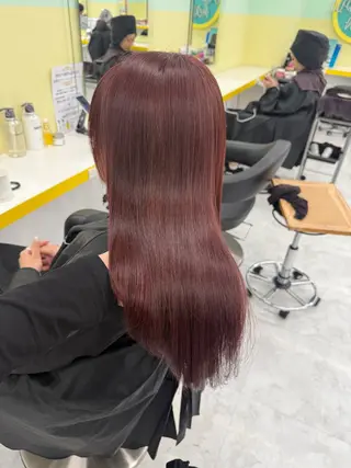 セミロング カラー ヘアアレンジ 🎀Girly艶髪カ ラー🎀Harukaのヘアスタイル