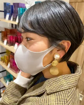 ショート カラー パーマ指名No1 /namiのヘアスタイル